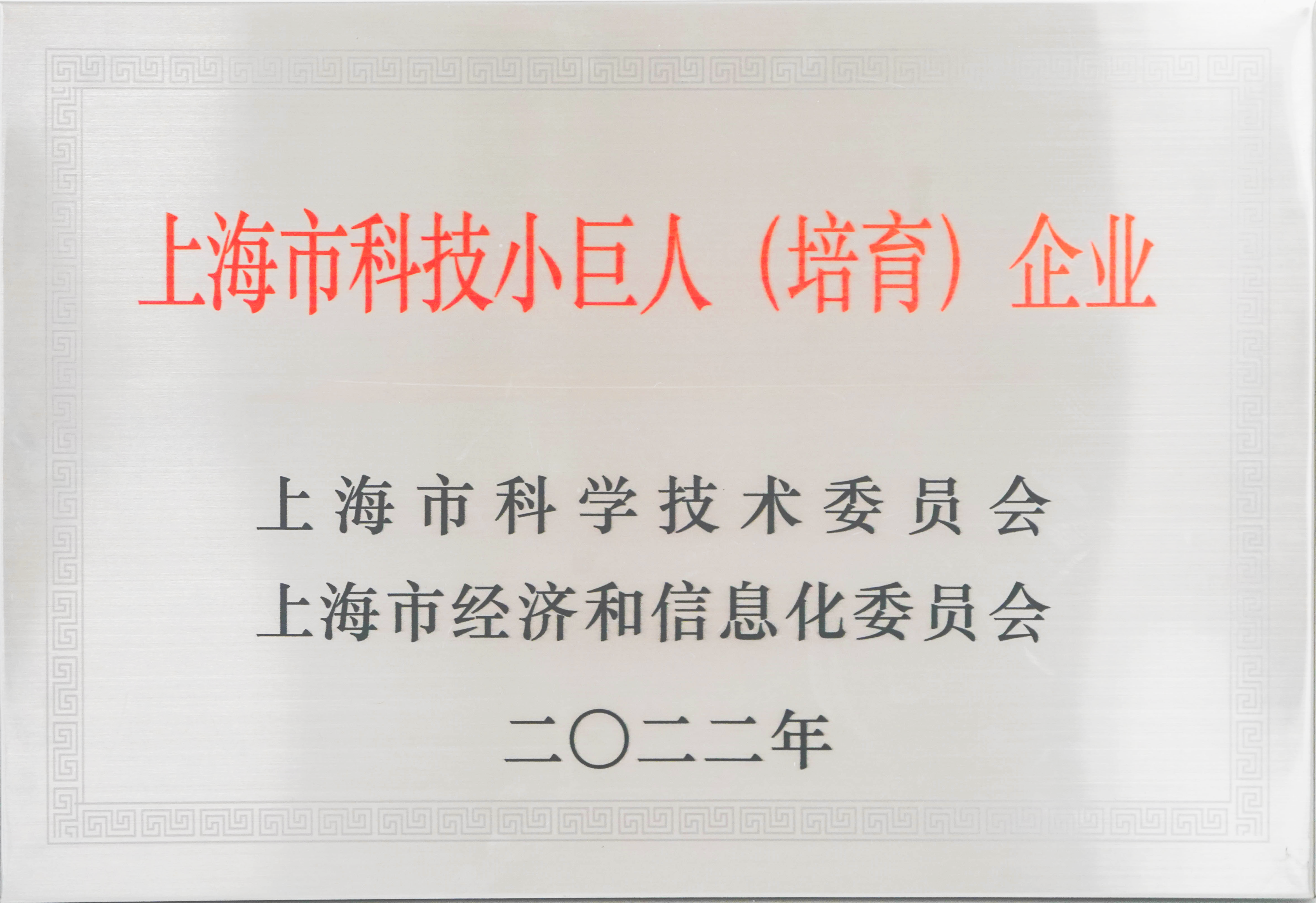 上海市科技小巨人（培育）企业