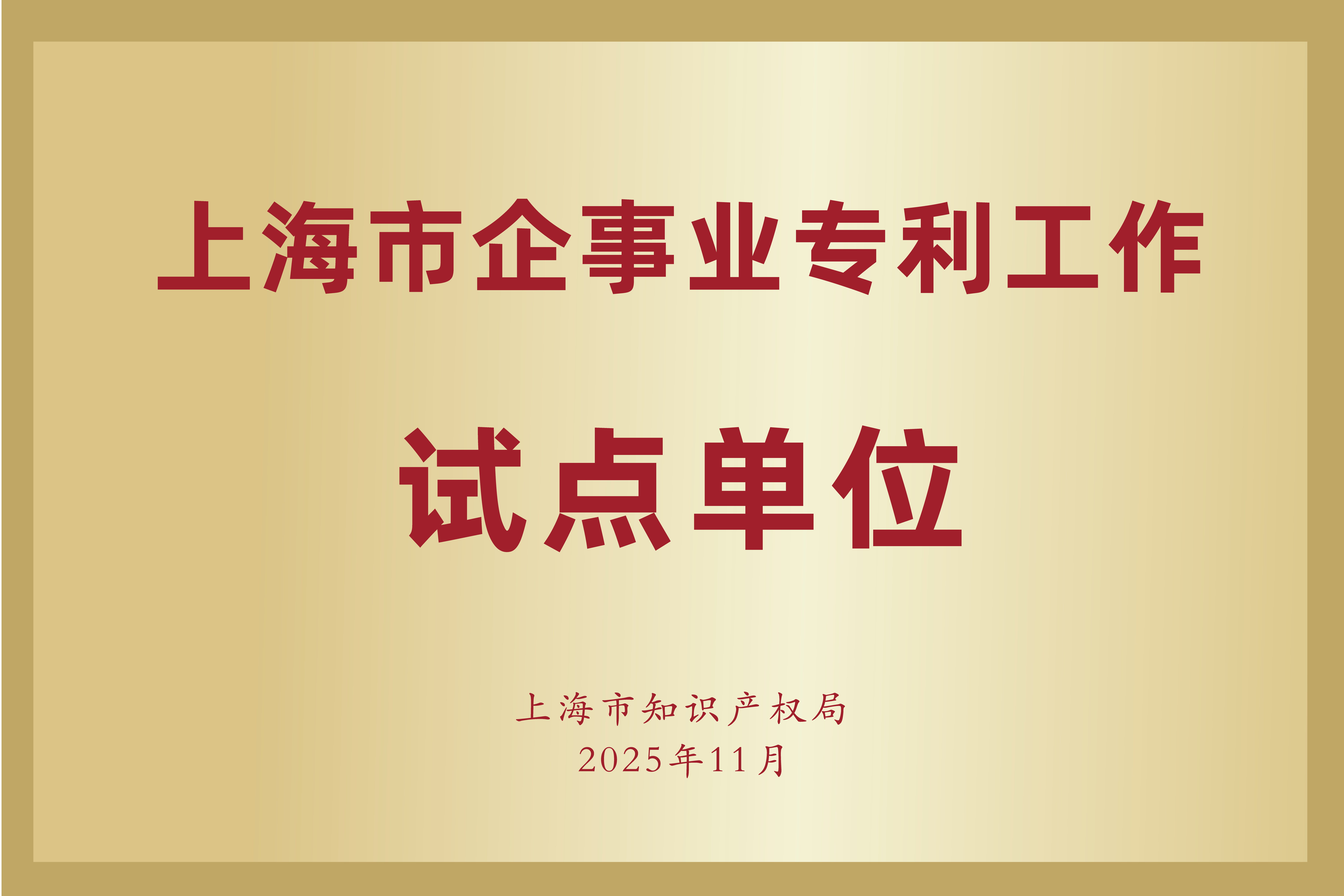 上海市企事业专利工作试点单位
